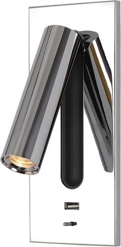 Victorian Table Lamp, Wall Sconce LED Reading Light Adjustable Rotatable Head USB Type-C Ports Switch Multicolor in Saudi Arabia