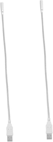 2PCS مصباح لوحة مفاتيح LED يعمل بتشغيل USB مع GOSONECK حماية العين ضوء القراءة لجهاز الكمبيوتر المحمول ومكتب دائمة ولطيفة للاستخدام لفترة طويلة in Kuwait