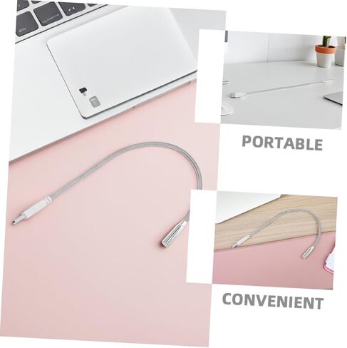 2PCS مصباح لوحة مفاتيح LED يعمل بتشغيل USB مع GOSONECK حماية العين ضوء القراءة لجهاز الكمبيوتر المحمول ومكتب دائمة ولطيفة للاستخدام لفترة طويلة in Kuwait