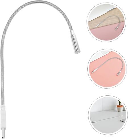 2PCS مصباح لوحة مفاتيح LED يعمل بتشغيل USB مع GOSONECK حماية العين ضوء القراءة لجهاز الكمبيوتر المحمول ومكتب دائمة ولطيفة للاستخدام لفترة طويلة in Kuwait