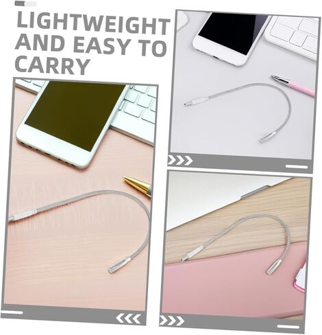 2PCS مصباح لوحة مفاتيح LED يعمل بتشغيل USB مع GOSONECK حماية العين ضوء القراءة لجهاز الكمبيوتر المحمول ومكتب دائمة ولطيفة للاستخدام لفترة طويلة in Kuwait