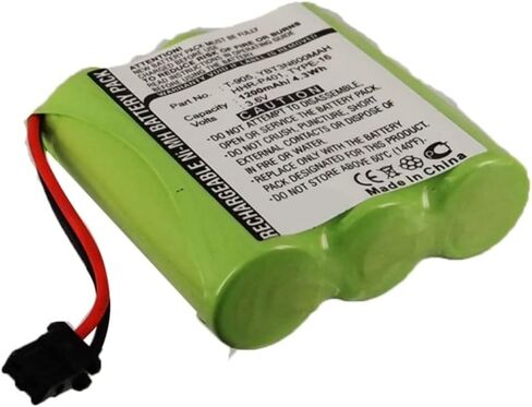 Synergy Digital Cordless Phone Battery, Compatible with Panasonic HHR-P401 Cordless Phone, (Ni-MH, 3.6V, 1200mAh) Ultra High Capacity, Replacement for Panasonic HHR-P401 Battery in Saudi Arabia