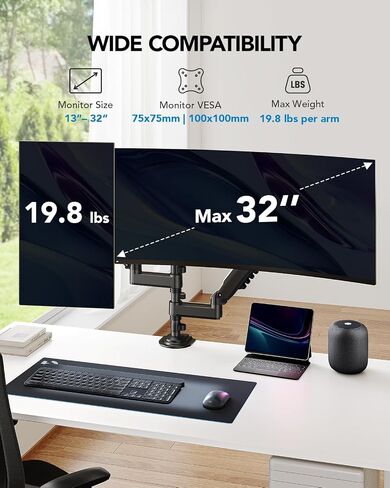 Huanuo Dual Monitor Stand و Monitor Monit in Saudi Arabia