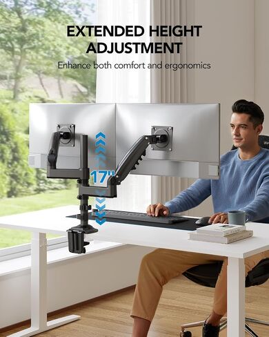 Huanuo Dual Monitor Stand و Monitor Monit in Saudi Arabia