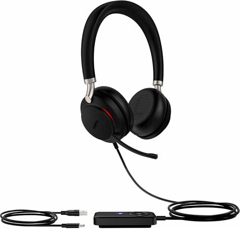 Yealink UH38 Series Premium USB Headset, Black Headphones Headset in Saudi Arabia