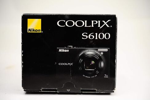 Nikon Coolpix S6100 16 MP الكاميرا الرقمية مع عدسة تكبير البصرية ذات الزاوية العريضة 7X Nikkor و 3 بوصات LCD (Silver) (الطراز القديم) in Kuwait