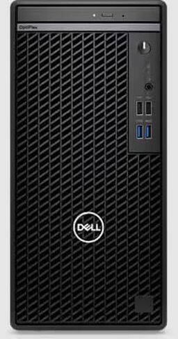 Dell Optiplex 7010 Tower Desktop ، معالج Intel Core I5-13500 ، Tetradeca-core ، حتى 4.80 جيجا هرتز ، وذاكرة RAM 32GB 1TB SSD ، DVDRW ، USB3.2 ، RJ-45 ، HDMI ، WIFI ، Bluetooth ، Wired Keyboard ، Windows 11 Pro ، Black in Kuwait