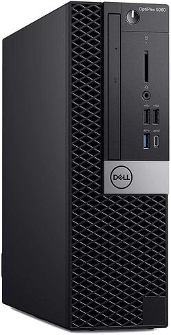 Dell Optiplex 5060 SFF Desktop Computer PC, Core i5-8500 3.0 GHz up to 4.10 GHz, 32GB Ram, 1TB SSD, Backlit Keyboard, Mouse, DP, Windows 11 Pro, Black (Renewed) in Saudi Arabia