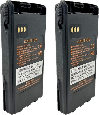 5pack nntn7335b nntn7335 2600mah li-ion بطارية متوافقة مع XTS1500 XTS2500 XTS2250 XTS2000 XTS1000 PR1500 MT1500 NTN9815 NTN9858 NTN9857C NTN9857 in Saudi Arabia