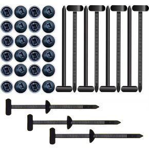 100 Pcs Nylon Universal Cable Tie Buckle - New Multifunctional Nylon Zip Ties,Snap-Fit Ziptie Bumper Retainer Fender Liner Door Panel Fastener in Saudi Arabia