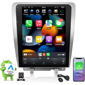 12.1 Inch Touch Screen for Ford Mustang 2010 2012 2013 2014 Radio Android Car Stereo with Wireless Carplay & Android Auto Support OEM Camera+WiFi+GPS+FM/AM+BT+DSP (PX6 Hexa Core 4+64GB) in Saudi Arabia