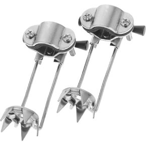 2pcs Trekking Pole Crampons Anti-Slip Ice Cleats for Hiking and Mountaineering Durable Snow Walking Stick Attachments for Enhanced Grip and Stability in Kuwait