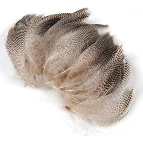 50pcs Fly Tying Soft Mallard Flank Feather Mayflies Wings Barred Duck Hackles for Mallard in Saudi Arabia