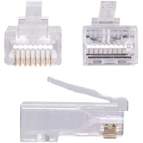 EZ Pass-Through RJ45 Rapid45 Cat5e/6 Connector. 100/Jar. in Saudi Arabia