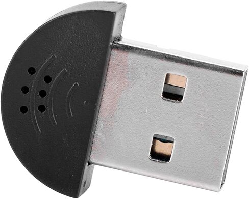 Mini USB Studio Microphone الصوتية ، محول ميكروفون تسجيل الصوت HIFI لجهاز الكمبيوتر ، تخفيض ضوضاء قوي لتصميم Skype ، التوصيل والتشغيل (أسود) in Kuwait
