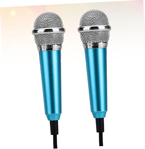 2PCS K Song Microphone Microphone Microphone Mini Recording Earphone للغناء نمط عشوائي in Saudi Arabia