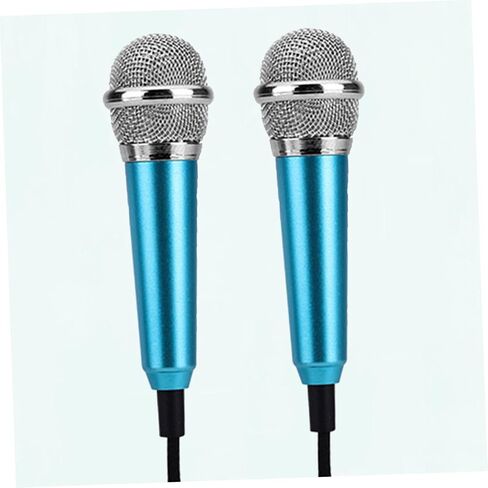 2PCS K Song Microphone Microphone Microphone Mini Recording Earphone للغناء نمط عشوائي in Saudi Arabia