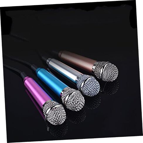 2PCS K Song Microphone Microphone Microphone Mini Recording Earphone للغناء نمط عشوائي in Saudi Arabia