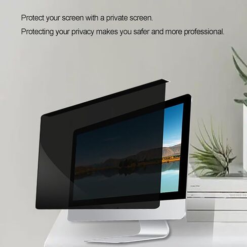 Computer Privacy Anti Spy Screen Protector Panel for 20-32 inch Universal Desktop Monitor Computer 16:9 16:10 Aspect Anti Blue Light Glare Shield,24in 16:9 in Saudi Arabia