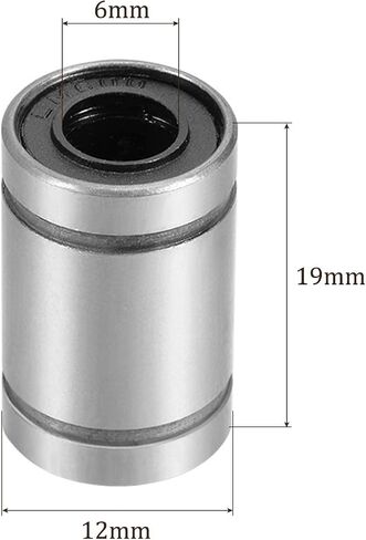 Kozelo 2pcs LM8LUU Linear Ball Bearings, [8mm x 15mm x 45mm] Steel Linear Motion Bearing for CNC Machines Packaging Equipment 3D Printers Use in Saudi Arabia