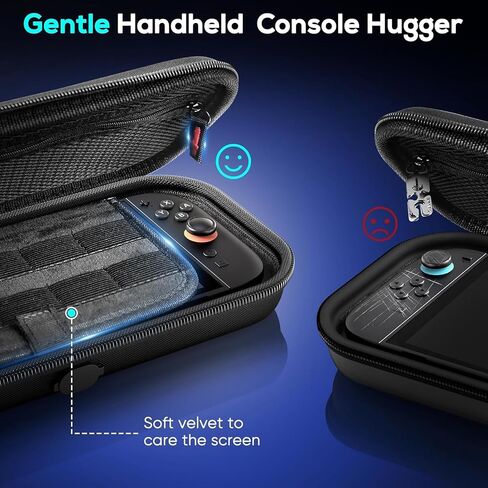 [Charge Inside] Carry Case for Nintendo Switch 2 Console 2025 ، Case Travel for Switch 2 مع تخزين بطاقة 10 لعبة (وردي) in Kuwait