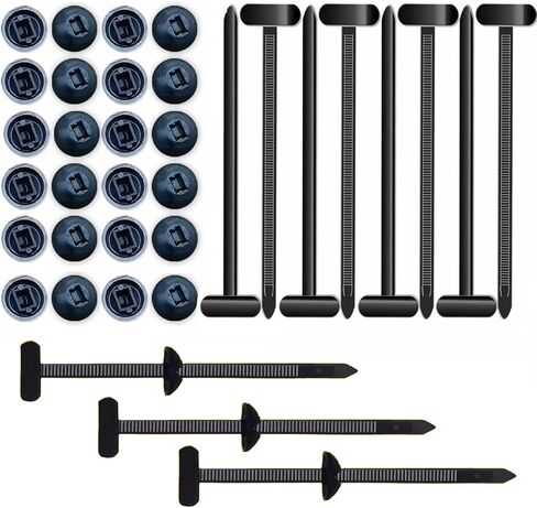 100 Pcs Nylon Universal Cable Tie Buckle - New Multifunctional Nylon Zip Ties,Snap-Fit Ziptie Bumper Retainer Fender Liner Door Panel Fastener in Saudi Arabia