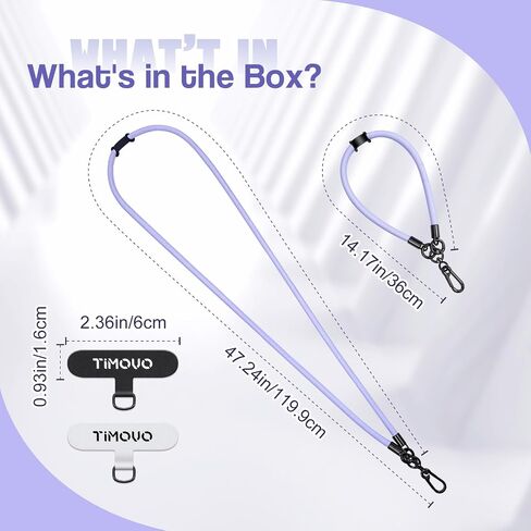 Timovo Universal Phone Lanyard Crossbody ، حزام الهاتف المضاد للسرقة قابل للتعديل لحالات الهاتف ، حزام معصم الشبل للهاتف الخلوي للنساء ، الأزرق الداكن in Kuwait