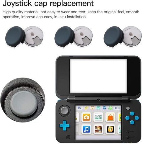 6X Replacement Joystick Thumb Pad Circle Cap for Nintendo New 3DS XL/New 3DS Models in Saudi Arabia