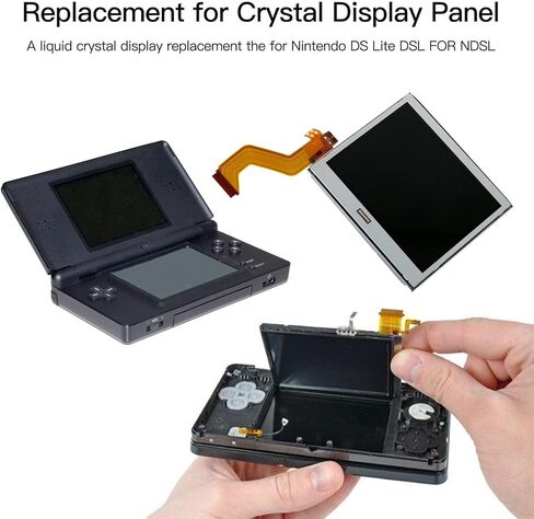 2023 شاشة شاشة LCD السفلى السفلى أسفلها متوافقة مع نموذج Nintendo DS in Kuwait