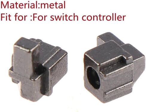 1 Set Left Right Slider Buckle Lock Latch Bracket for Nintendo Switch Joy-Con NS JoyCon Controller Alloy Buckle (Metal Black) in Saudi Arabia