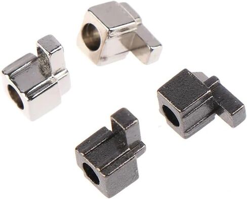 1 Set Left Right Slider Buckle Lock Latch Bracket for Nintendo Switch Joy-Con NS JoyCon Controller Alloy Buckle (Metal Black) in Saudi Arabia