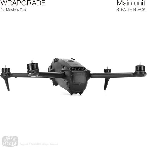 WRAPGRADE Full Wrap Skin Stickers Compatible with DJI Mavic 4 Pro (Stealth Black) in Saudi Arabia
