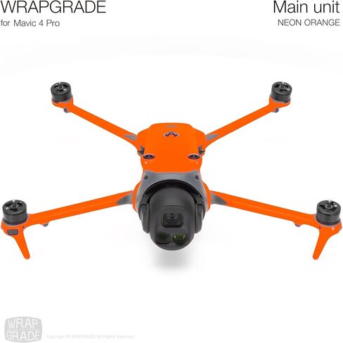WRAPGRADE Full Wrap Skin Stickers Compatible with DJI Mavic 4 Pro (Stealth Black) in Saudi Arabia