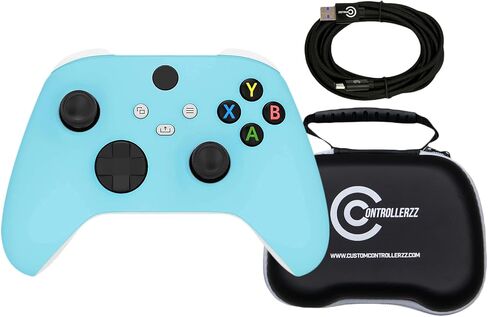 وحدة تحكم مخصصة تحكم Baby Baby Blue-تتضمن وحدة تحكم لاسلكية مخصصة مخصصة لـ Xbox Series X/S و Xbox One و PC و Cable USB-C و Universal Cable Cable و Universal Cable in Saudi Arabia