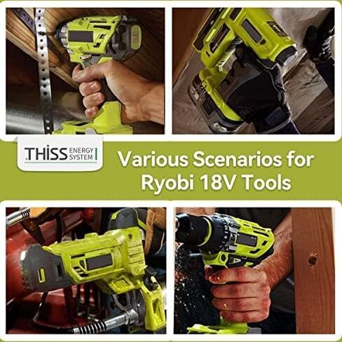 هذه 2 حزمة 6.5AH P104 P108 استبدال البطارية لبطارية Ryobi 18V P105 P102 P103 P107 P109 P122 P190 PBP005 لاستبدال Ryobi 18v بطارية ليثيوم أداة لاسلكية حزم البطاريات in Kuwait