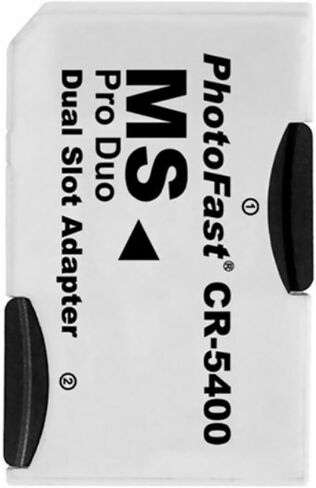 CR-5400 MicroSD/TF to MS Pro Duo Short Rod Adapter, Converts 2 microSDHC (TF) Cards into MS Pro Duo Cards in Saudi Arabia