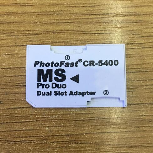 CR-5400 MicroSD/TF to MS Pro Duo Short Rod Adapter, Converts 2 microSDHC (TF) Cards into MS Pro Duo Cards in Saudi Arabia