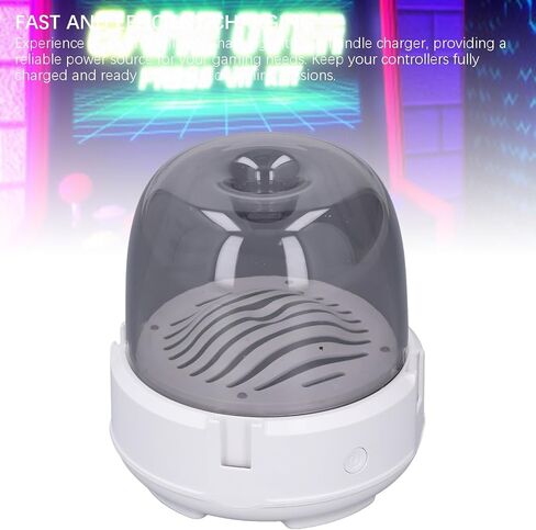 وحدة تحكم Keenso تغيير قفص الاتهام ، 4 في 1 وحدة تحكم تغيير قفص الاتهام لمحول USB على شكل شحن سريع RGB محطة شحن الشحن (أبيض) in Saudi Arabia
