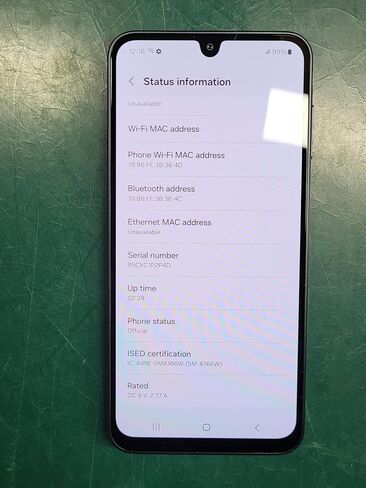SAMSUNG Galaxy A16 5G Dual SIM (128GB, 2025) 6.7" 90Hz AMOLED, Water Resistant, 8Core, 50MP Camera (Factory Unlocked International Model for GSM, Global) A166M/DS (Blue Black) (Renewed) in Saudi Arabia