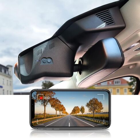 FITCAMX FRONT 4K+الخلفية 1080P CAM تتكيف مع Land Rover Discovery 2017-2025 (Model 6111) L462 ، Look OEM ، WIFI & APP المدمج ، فيديو 2 قناة HD ، تسجيل حلقة ، G-SESOR ، سهلة التعيين ، بطاقة 128GB ، 128GB in Saudi Arabia