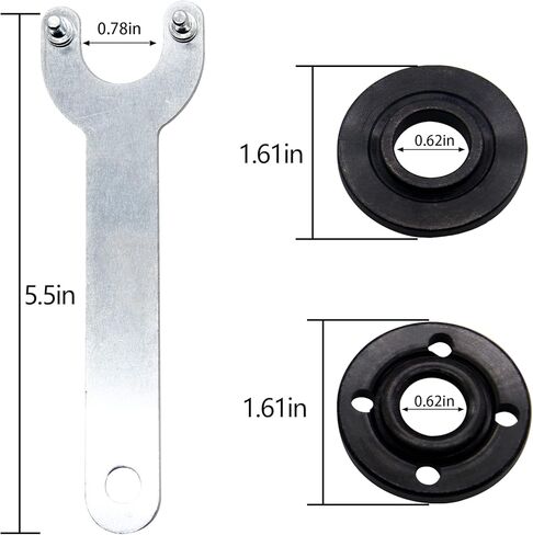 Thaekuns Angle Grinder Wrench Spanner fits for Dewalt Milwaukee Makita 193465-4 Bosch Black & Decker Ryobi in Saudi Arabia