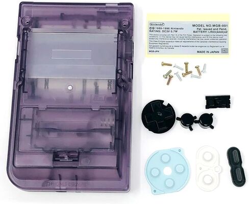شاشة شاشة شل شاشة الإسكان بديل لغطاء مراقبة الذرية لـ GBP لـ Game Boy Pocket Purple Relation Parts Assectory in Kuwait