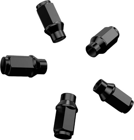 20pcs Chrome Silver Bulge Lug Nuts - 1/2x20 Threads - 1.75 inch Length - ET Style (Extended Threads) - Cone Conical Taper Seat Shank - Closed End - Compatible with 5Lug Vehicles Wheels in Saudi Arabia