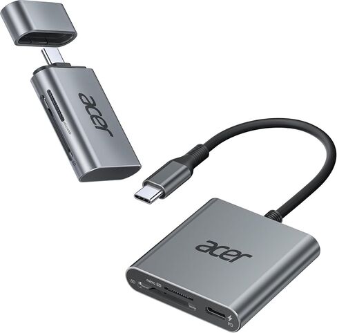 Acer 3 in 1 USB SD 4.0 Card Reader Bundle with 2 in 1 UHS-II SD Card Reader in Saudi Arabia