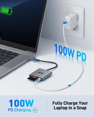 Acer 3 in 1 USB SD 4.0 Card Reader Bundle with 2 in 1 UHS-II SD Card Reader in Saudi Arabia