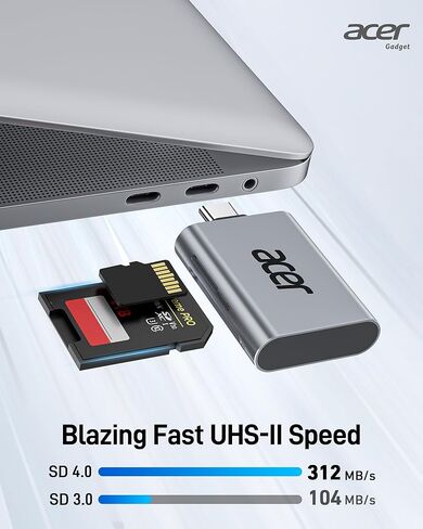 Acer 3 in 1 USB SD 4.0 Card Reader Bundle with 2 in 1 UHS-II SD Card Reader in Saudi Arabia