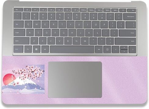 MightySkins Glossy Glitter Skin Compatible with Microsoft Surface Laptop Studio 2 (2023) Full Wrap Kit - Fuji Sunset | Protective, Durable High-Gloss Glitter Finish | Easy to Apply | Made in The USA in Saudi Arabia