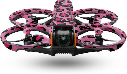 Drone Skin Compatible with DJI Avata 2 (2024) - Pink Leopard - Premium 3M Vinyl Protective Wrap Decal Cover - Easy to Apply | Crafted in The USA by MightySkins in Saudi Arabia