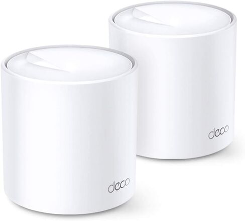 Certified Refurbished TP-Link 3 Pack Deco X20 Wifi 6 Mesh Router, AX1800 Whole Home Wifi System up to 5800 Sqft (Renewed) in Saudi Arabia