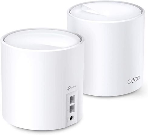 Certified Refurbished TP-Link 3 Pack Deco X20 Wifi 6 Mesh Router, AX1800 Whole Home Wifi System up to 5800 Sqft (Renewed) in Saudi Arabia